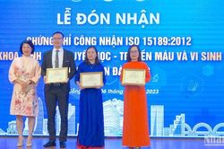 Nhiều khoa xét nghiệm của Bệnh viện Đà Nẵng đạt chuẩn ISO 15189:2012
