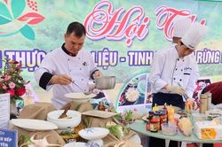 Tổ chức thi ẩm thực dược liệu tại thủ phủ Sâm Ngọc Linh