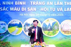 Sân khấu thực cảnh tại Festival Ninh Bình - Tràng An