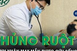 Bạn nhậu đâm thủng ruột, người đàn ông may mắn được cứu sống