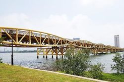 Đà Nẵng: Thí điểm khai thác du lịch về đêm trên cầu đi bộ Nguyễn Văn Trỗi