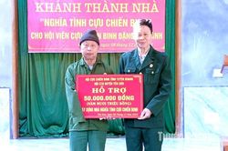 Hỗ trợ 50 triệu đồng xây dựng nhà nghĩa tình cho CCB nghèo