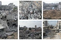 Cận cảnh Thành phố Gaza bị tàn phá sau hơn 2 tháng xung đột Israel - Hamas