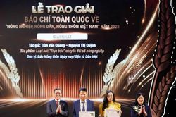 Trao giải báo chí toàn quốc về Nông nghiệp, nông dân, nông thôn Việt Nam