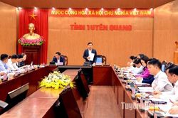 Đoàn công tác Bộ Tài chính làm việc với tỉnh về thực hiện các chương trình mục tiêu quốc gia 2023