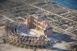 Khám phá tàn tích thành phố cổ La Mã Leptis Magna tráng lệ được bảo tồn
