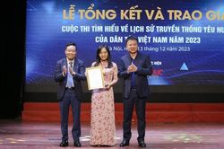 16 tác phẩm đoạt giải Cuộc thi Tìm hiểu lịch sử truyền thống yêu nước của dân tộc Việt Nam