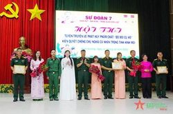 Sư đoàn 7 thi tuyên truyền về phẩm chất Bộ đội Cụ Hồ
