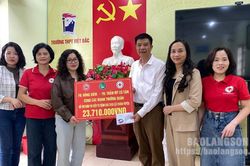 Hỗ trợ trên 23 triệu đồng cho học sinh mắc bệnh lạ