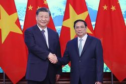 Thủ tướng Phạm Minh Chính hội đàm với Chủ tịch Trung Quốc Tập Cận Bình