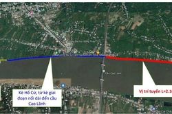 Đồng Tháp: Lập phương án thiết kế dự án xử lý sạt lở bờ sông Tiền