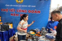 Chợ Tết Công đoàn tổ chức vào ngày 21-1-2024