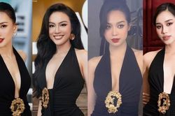 4 nàng hậu cùng chọn thiết kế cắt xẻ hiểm hóc, Thủy Tiên hay Đỗ Thị Hà mặc đẹp hơn?