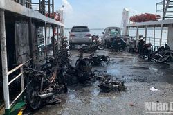 Đồng Tháp: Bắt đối tượng xuống phà gây hỏa hoạn cháy 11 xe mô-tô