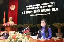 Vĩnh Phúc: Bí thư Tỉnh ủy Hoàng Thị Thúy Lan có số phiếu tín nhiệm cao cao nhất