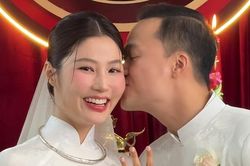 Diễm My 9X như nàng công chúa trong lễ gia tiên với chồng doanh nhân