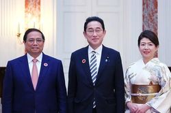 Thủ tướng Phạm Minh Chính dự chiêu đãi của Thủ tướng Nhật Bản Kishida Fumio
