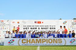 PVF vô địch giải bóng đá thiếu niên quốc tế U13 Việt Nam-Nhật Bản 2023