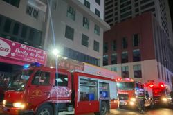 Nha Trang: Căn hộ tầng 25 bốc cháy, sơ tán dân trong đêm