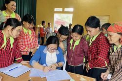 Trung tâm học tập cộng đồng là đơn vị tiên phong công tác xóa mù chữ
