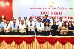 Cụm thi đua MTTQ các tỉnh Tây Nguyên và duyên hải miền Trung tổng kết năm 2023