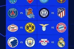 Kết quả bốc thăm vòng 1/8 Champions League: Barcelona gặp Napoli, PSG đối đầu Real Sociedad