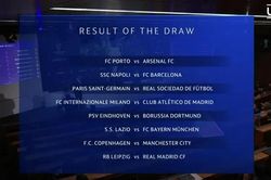 Kết quả bốc thăm vòng 1/8 Champions League: Man City dễ thở, Barcelona, Inter gặp khó