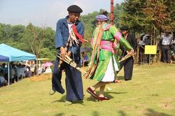 1.000 nghệ nhân trình diễn tại Festival khèn Mông Yên Bái