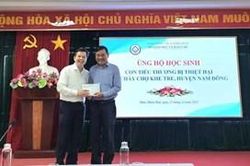Phát động hỗ trợ cho học sinh là con em tiểu thương chợ Khe Tre