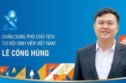 Chân dung Phó Chủ tịch T.Ư Hội Sinh viên Việt Nam Lê Công Hùng