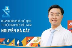 Chân dung Phó Chủ tịch T.Ư Hội Sinh viên Việt Nam Nguyễn Bá Cát