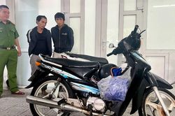 2 anh em chuyên trộm xe máy ở khu vực Bệnh viện Trung ương Huế