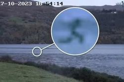 Nóng: Quái vật hồ Loch Ness trồi lên, bất ngờ để lộ 'đầu và cổ'?