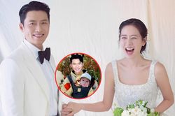 Xôn xao ảnh Hyun Bin - Son Ye Jin ẵm con trai 1 tuổi đi chơi, em bé đẹp chuẩn bản sao của bố?