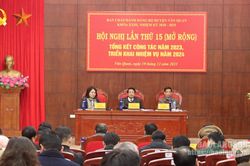 Ban Chấp hành Đảng bộ huyện Văn Quan triển khai nhiệm vụ năm 2024