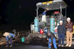 Xuyên đêm trong giá rét thực hiện dự án cao tốc Tuyên Quang - Phú Thọ