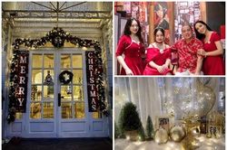 Biệt thự 200m2 rực rỡ đón Noel của cựu siêu mẫu Thúy Hạnh