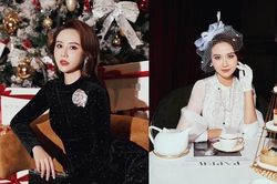 Huyền Lizzie đẹp kiêu sa, than thiếu 'gấu' khi Giáng sinh về