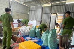 Hàng tấn tràng gà, bắp bò, lõi trâu… nghi nhập lậu chuẩn bị 'tập kích' nhà hàng, tiệc cưới