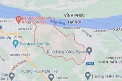 Sắp đấu giá 10 thửa đất ở tại huyện Phúc Thọ, khởi điểm từ 13 triệu/m2