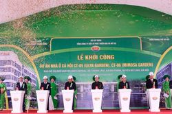 Khởi công gần 28.200m2 sàn nhà ở xã hội tại huyện Mê Linh