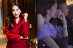 Nam Em dựa vào bờ vai vững chắc của bạn trai, tận hưởng cuộc sống hậu thị phi đời tư