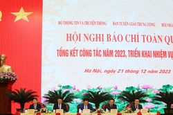 Hội nghị báo chí toàn quốc tổng kết công tác năm 2023, triển khai nhiệm vụ năm 2024