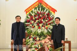 Đoàn đại biểu lãnh đạo tỉnh chúc mừng nhân dịp Lễ Giáng sinh năm 2023