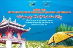 'Những ngày Hà Nội tại Lâm Đồng' khai mạc ngày 22-12