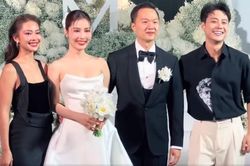 Thanh Sơn sánh bước bên Khả Ngân dự đám cưới Diễm My 9X, khi nào công khai hẹn hò?
