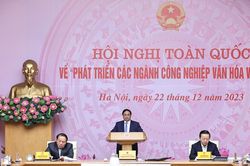 Thủ tướng chủ trì hội nghị phát triển công nghiệp văn hóa Việt Nam