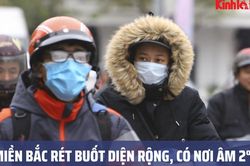 Miền Bắc rét buốt diện rộng, có nơi âm 2°C