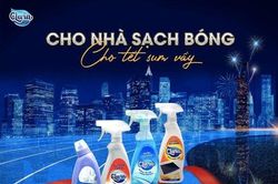 Ra mắt bộ sản phẩm tẩy rửa 'bộ tứ siêu đẳng - cho nhà sạch bóng - cho tết sum vầy'