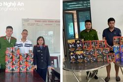 Khởi tố 2 đối tượng tàng trữ hơn 1 tạ pháo